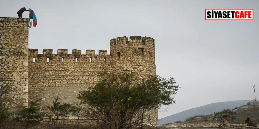 27 yıl sonra ilk kez Şahbulak Kalesi'ne, Azerbaycan bayrağı dikildi.