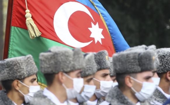 Bakü'de Dağlık Karabağ zaferi kutlanıyor! İşte törenden kareler 22