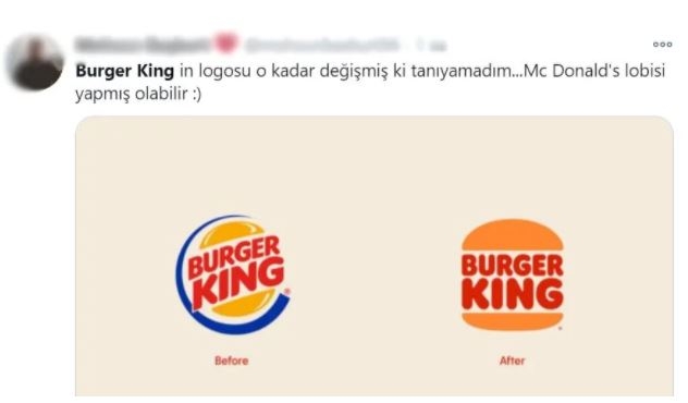 20 yıl aradan sonra logosunu değiştiren Burger King alay konusu oldu! 11