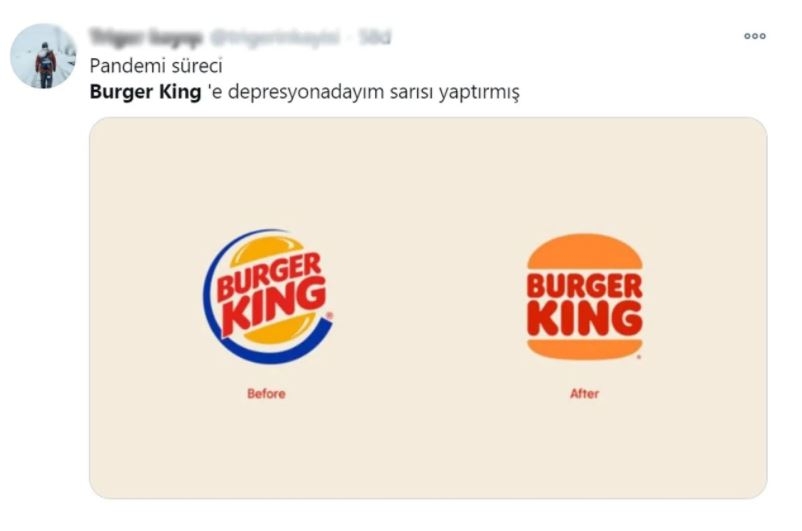 20 yıl aradan sonra logosunu değiştiren Burger King alay konusu oldu! 16