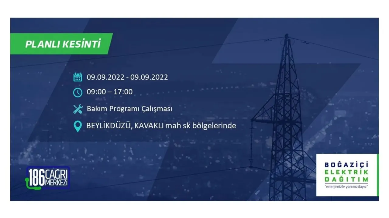 İstanbul'da dev elektrik kesintisi: 3 gün boyunca elektrik verilmeyecek 17