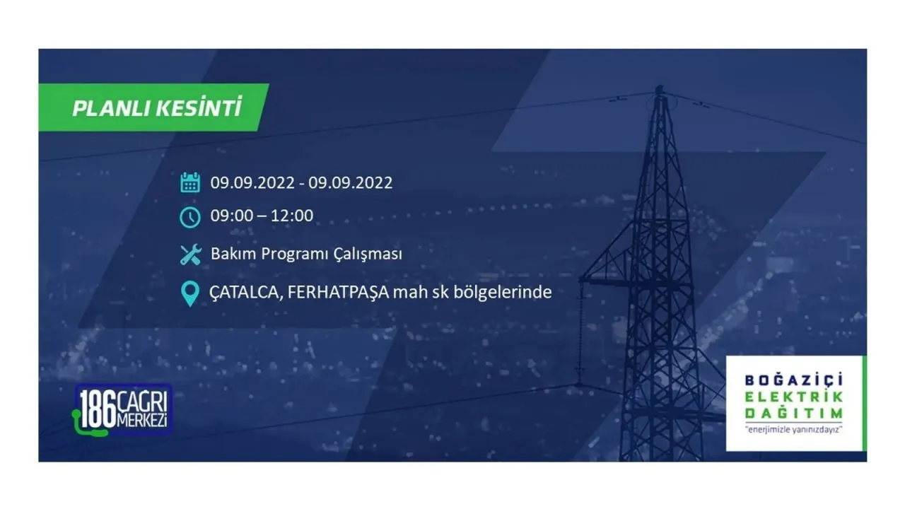 İstanbul'da dev elektrik kesintisi: 3 gün boyunca elektrik verilmeyecek 23