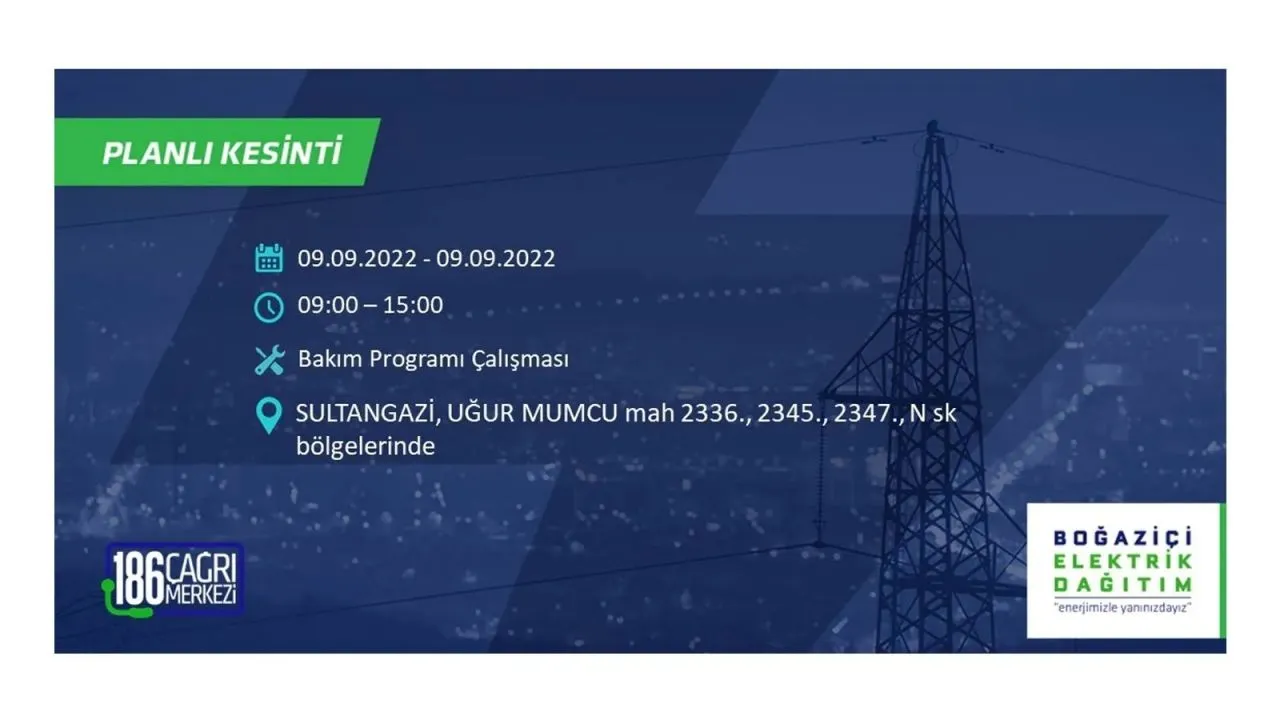 İstanbul'da dev elektrik kesintisi: 3 gün boyunca elektrik verilmeyecek 40