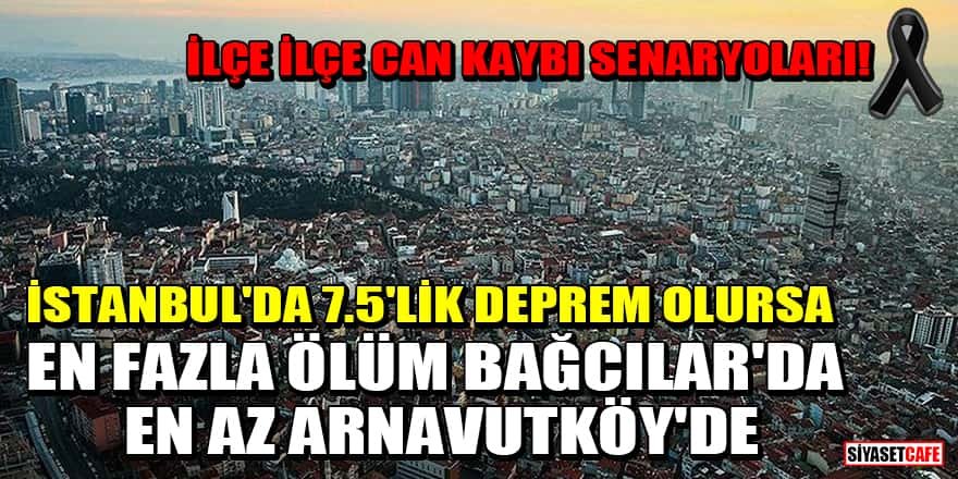 İBB'den İstanbul'da 7.5'lik deprem senaryosu!