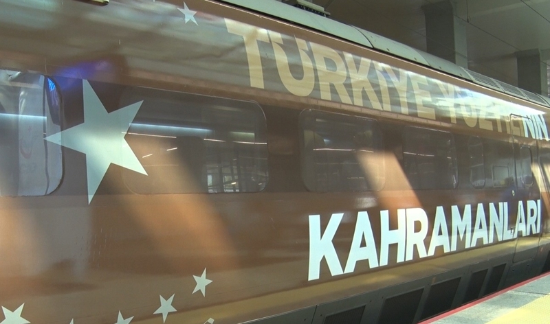 Türkiye Yüzyılı temalı 15 Temmuz treni Ankara'dan yola çıktı 2