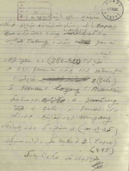 Atatürk'ün el yazısı notları ilk kez ortaya çıktı! 13