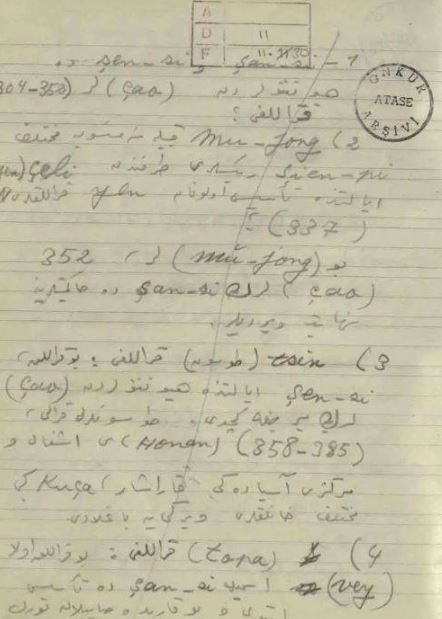 Atatürk'ün el yazısı notları ilk kez ortaya çıktı! 15