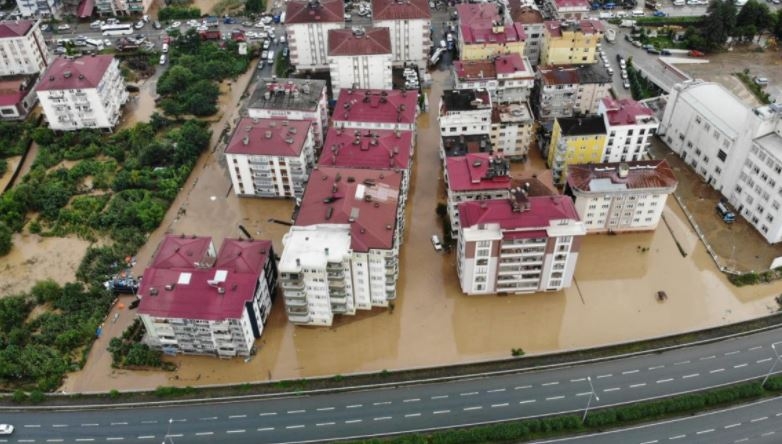 Artvin'de sel bölgesi havadan görüntülendi! 4