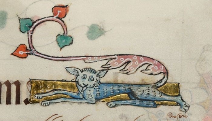 Ortaçağ ressamlarından korkutucu kedi figürleri 28