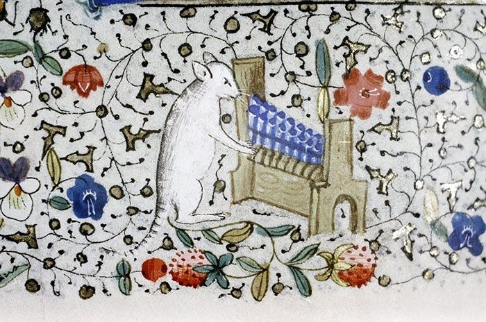 Ortaçağ ressamlarından korkutucu kedi figürleri 29
