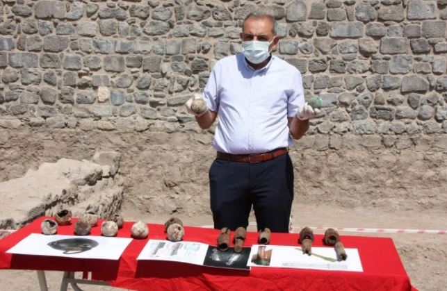 Diyarbakır'da 1. Dünya Savaşı'na ait 782 adet el bombası bulundu. 3