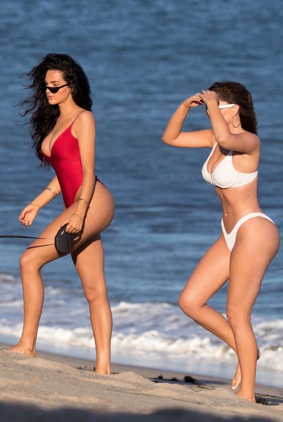 Kardashian'ın kankaları plajı salladı 3