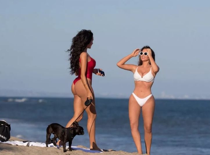 Kardashian'ın kankaları plajı salladı 8
