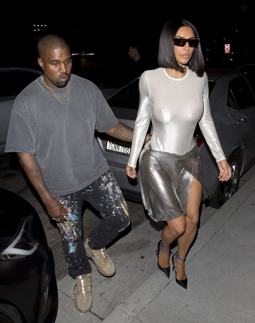 Kim Kardashian cesur kıyafetiyle yürek hoplattı 4