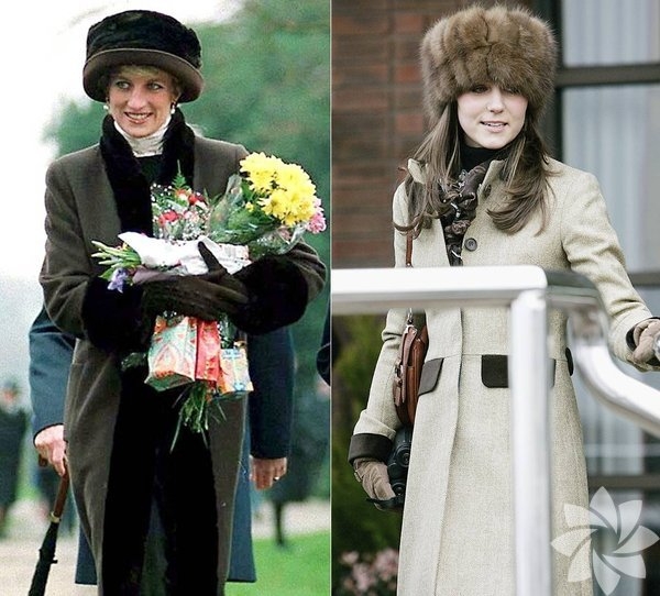 Lady Diana ve Kate Middleton'un stil benzerliği 16