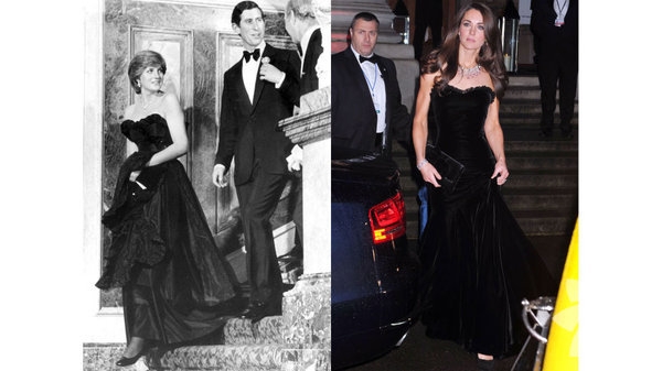 Lady Diana ve Kate Middleton'un stil benzerliği 2
