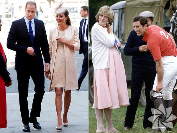 Lady Diana ve Kate Middleton'un stil benzerliği 20