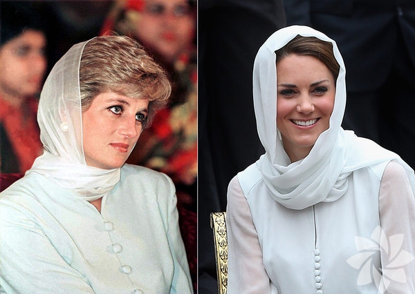Lady Diana ve Kate Middleton'un stil benzerliği 4