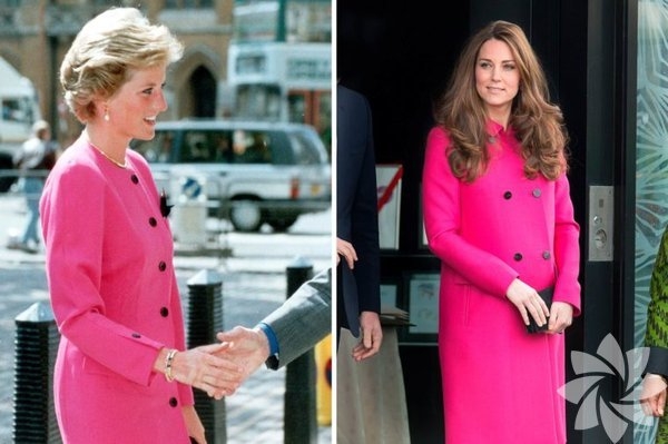 Lady Diana ve Kate Middleton'un stil benzerliği 5