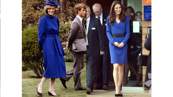 Lady Diana ve Kate Middleton'un stil benzerliği 8