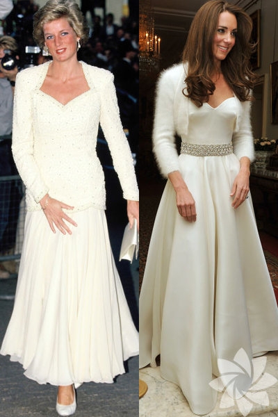 Lady Diana ve Kate Middleton'un stil benzerliği 9