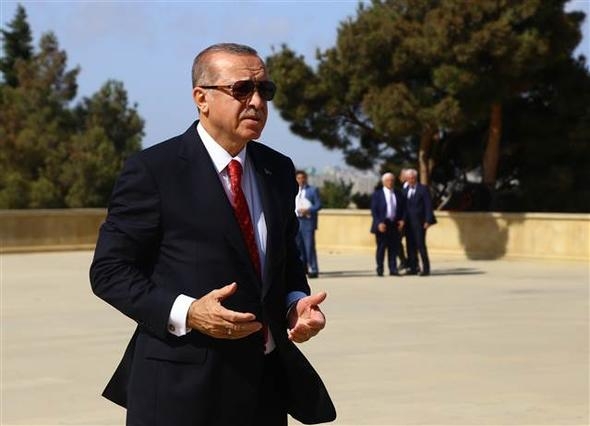 Erdoğan Bakü'nün kurtuluşunun 100. yıl dönümünde Azerbaycan'da 9