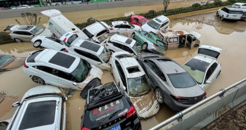 Sel felaketi Çin'i böyle vurdu 2