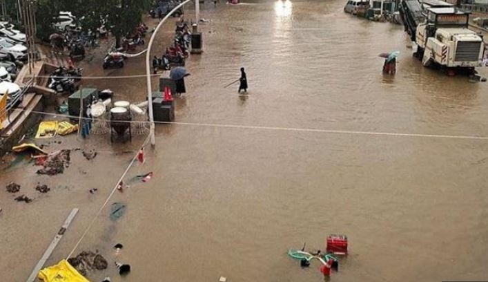 Sel felaketi Çin'i böyle vurdu 5