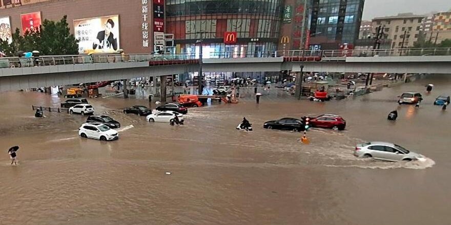 Sel felaketi Çin'i böyle vurdu