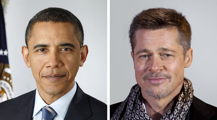 Brad Pitt ve Barack Obama akraba çıktı 10