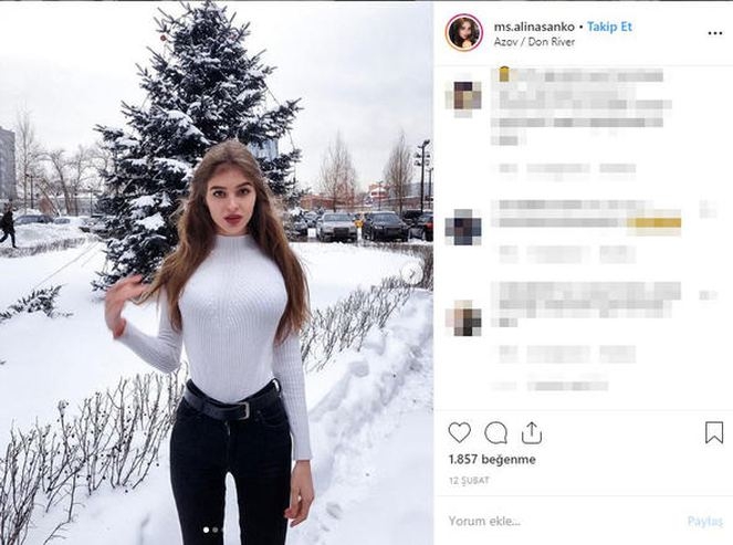 ‘Rusya’nın en güzeli’ 20 yaşındaki Alina Sanko oldu 12
