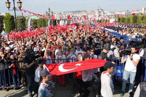 Samsun'da 100. yıl gururu Milletçe Atatürk'ün izindeyiz 3