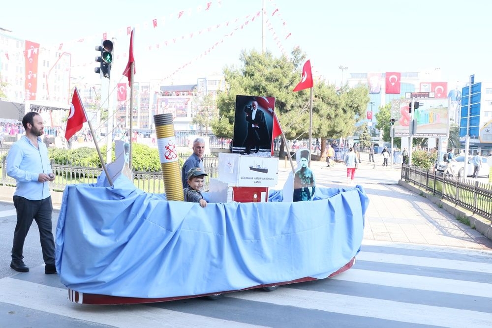 Samsun'da 100. yıl gururu Milletçe Atatürk'ün izindeyiz 5