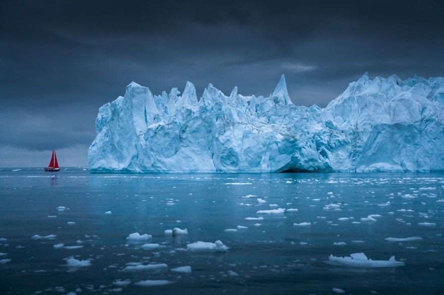 Küresel ısınma yüzünden her gün eriyen Grönland'dan manzaralar 13