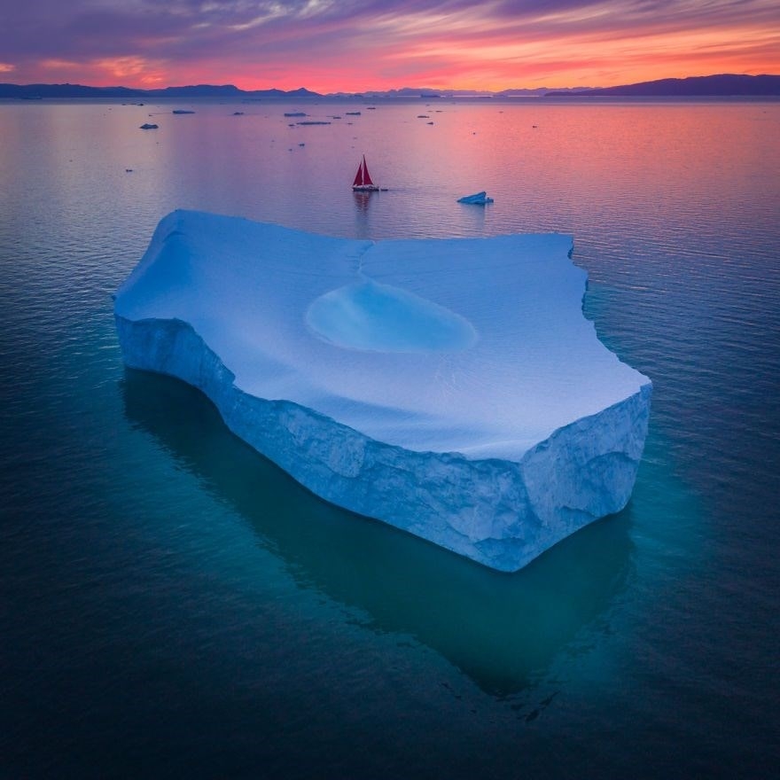 Küresel ısınma yüzünden her gün eriyen Grönland'dan manzaralar 16