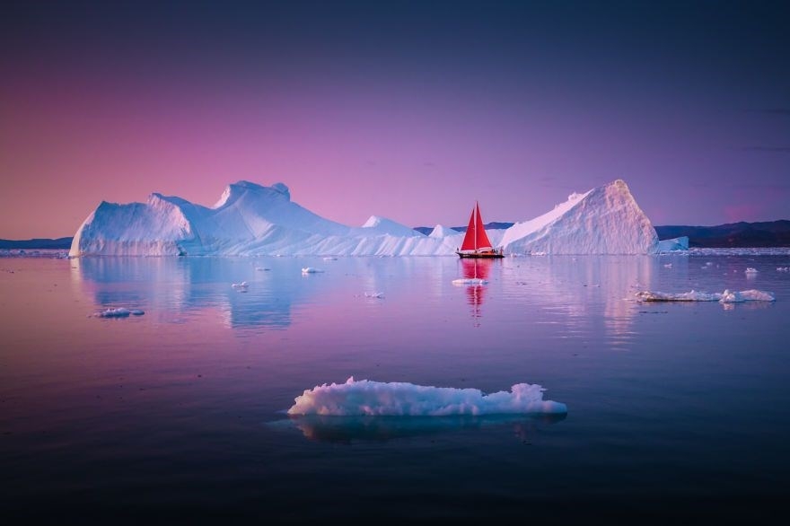Küresel ısınma yüzünden her gün eriyen Grönland'dan manzaralar 22