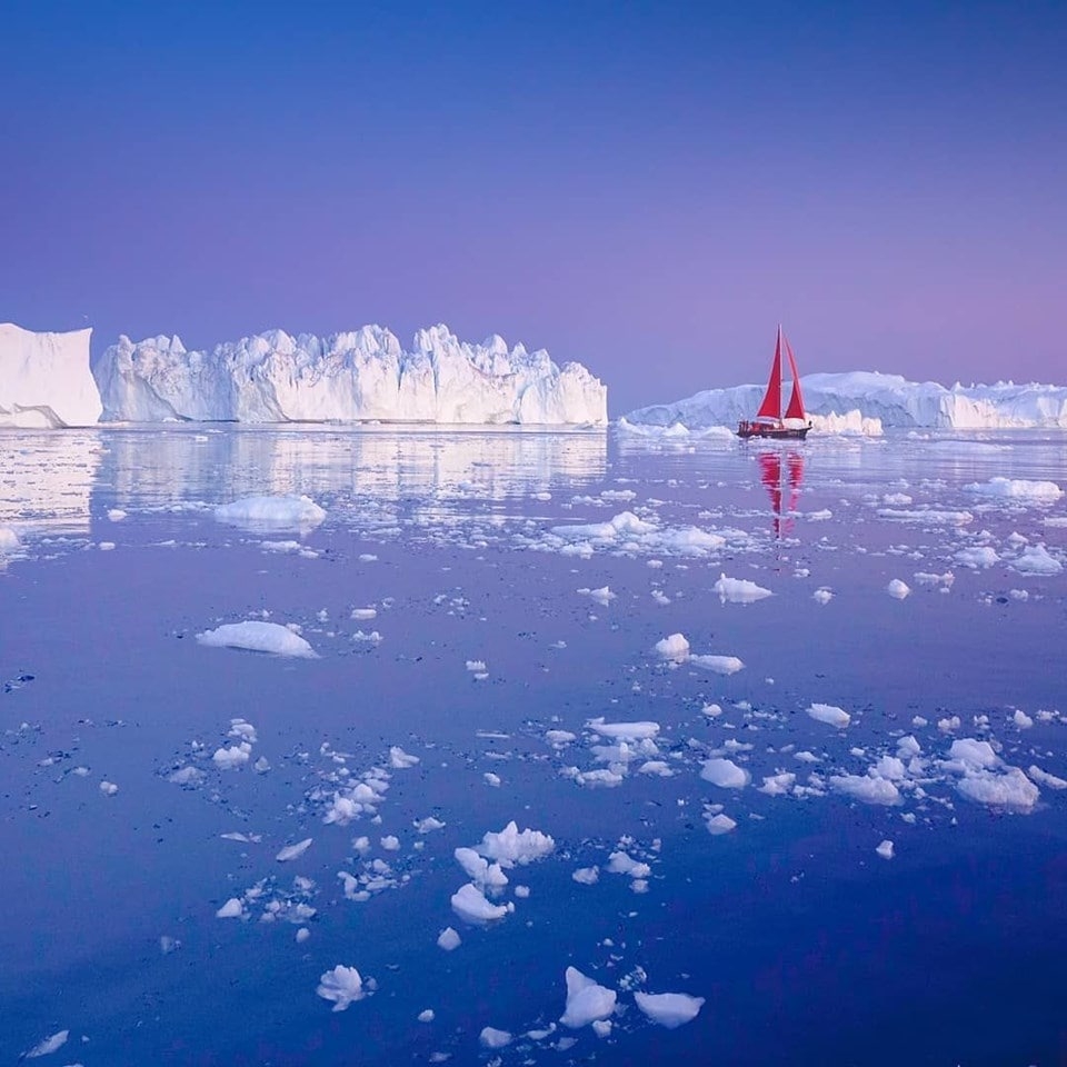 Küresel ısınma yüzünden her gün eriyen Grönland'dan manzaralar 7