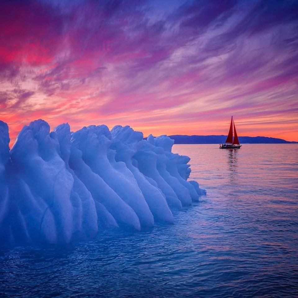 Küresel ısınma yüzünden her gün eriyen Grönland'dan manzaralar 8