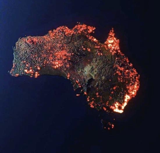 Avustralya'daki yangın görüntüleri hafızalardan yıllarca çıkmayacak 10