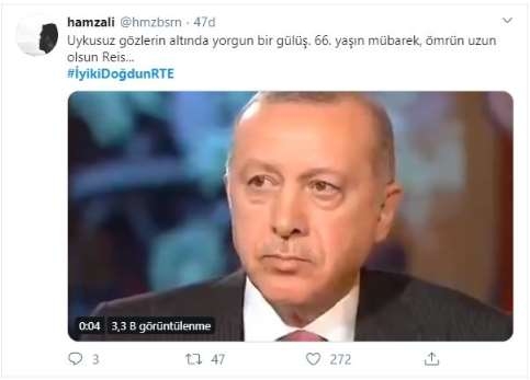 Erdoğan'a doğum günü için mesaj yağdı! #İyikiDoğdunRTE 5