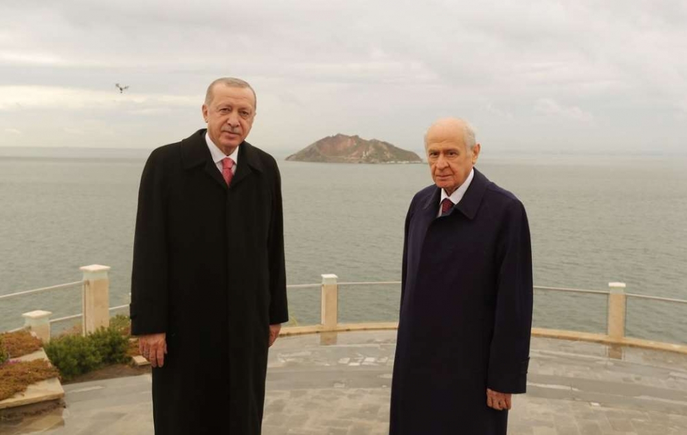 Erdoğan ve Bahçeli, Demokrasi ve Özgürlükler Adası'nı gezdi 9