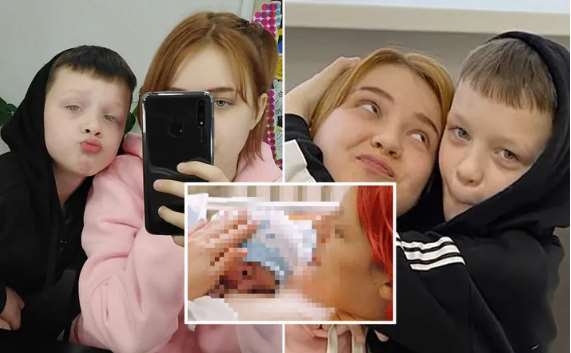 Rusya'da 13 yaşındaki kız 10 yaşındaki çocuktan hamile kaldı! Erken doğu 1