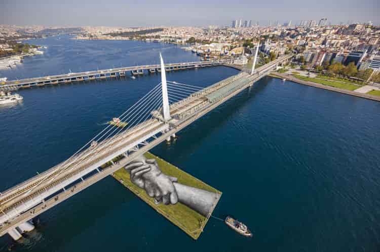 "Dünyanın en büyük insan zinciri" İstanbul'dan geçti. 5
