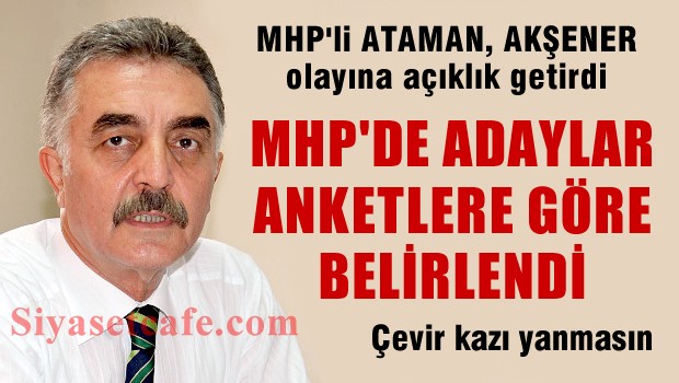 MHP'den Meral Akşener açıklaması! Adayları anketlere göre belirledik