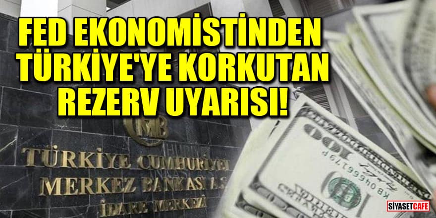 Fed ekonomistinden Türkiye'ye korkutan rezerv uyarısı!