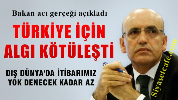 Maliye Bakanı Şimşek 'Türkiye için algı kötüleşti'