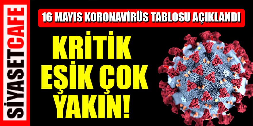 16 Mayıs 2022 koronavirüs tablosu açıklandı