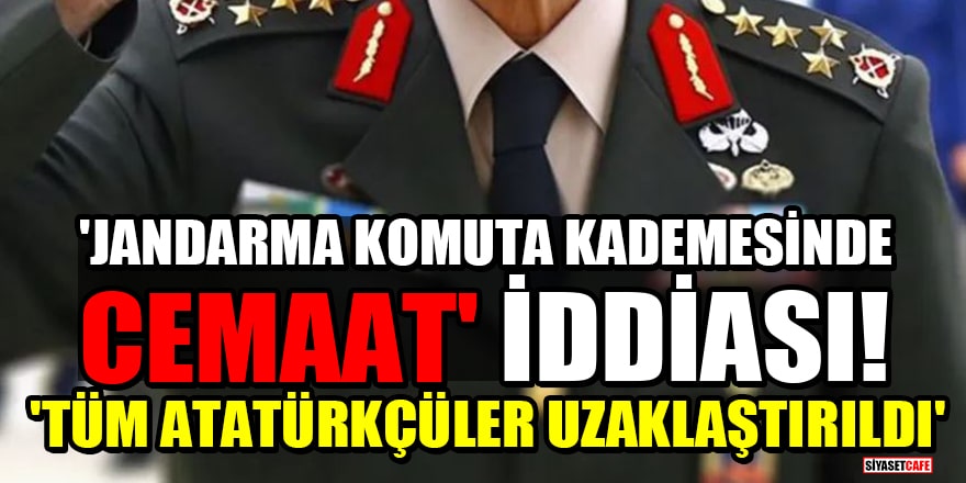 CHP'li vekilden 'Jandarma komuta kademesinde cemaat' iddiası! 'Tüm Atatürkçüler uzaklaştırıldı'