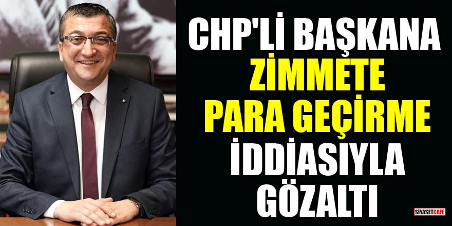 CHP'li Çan Belediye Başkanı Bülent Öz zimmete para geçirme iddiasıyla gözaltına alındı!