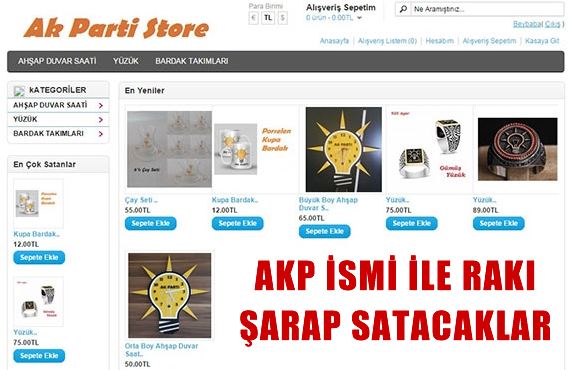 'AK Parti' ismiyle rakı ve şaraplar geliyor!